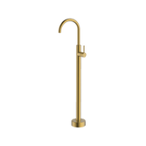 Abey Gareth Ashton Lucia Bath Filler With Mixer - Brushed Brass